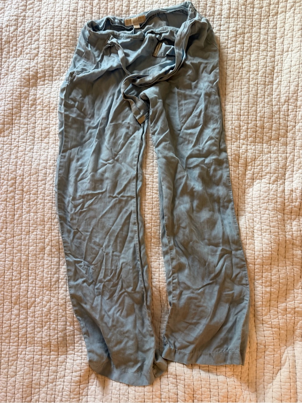 Michael Kors Dusty Blue Wide Leg Women's Pants
